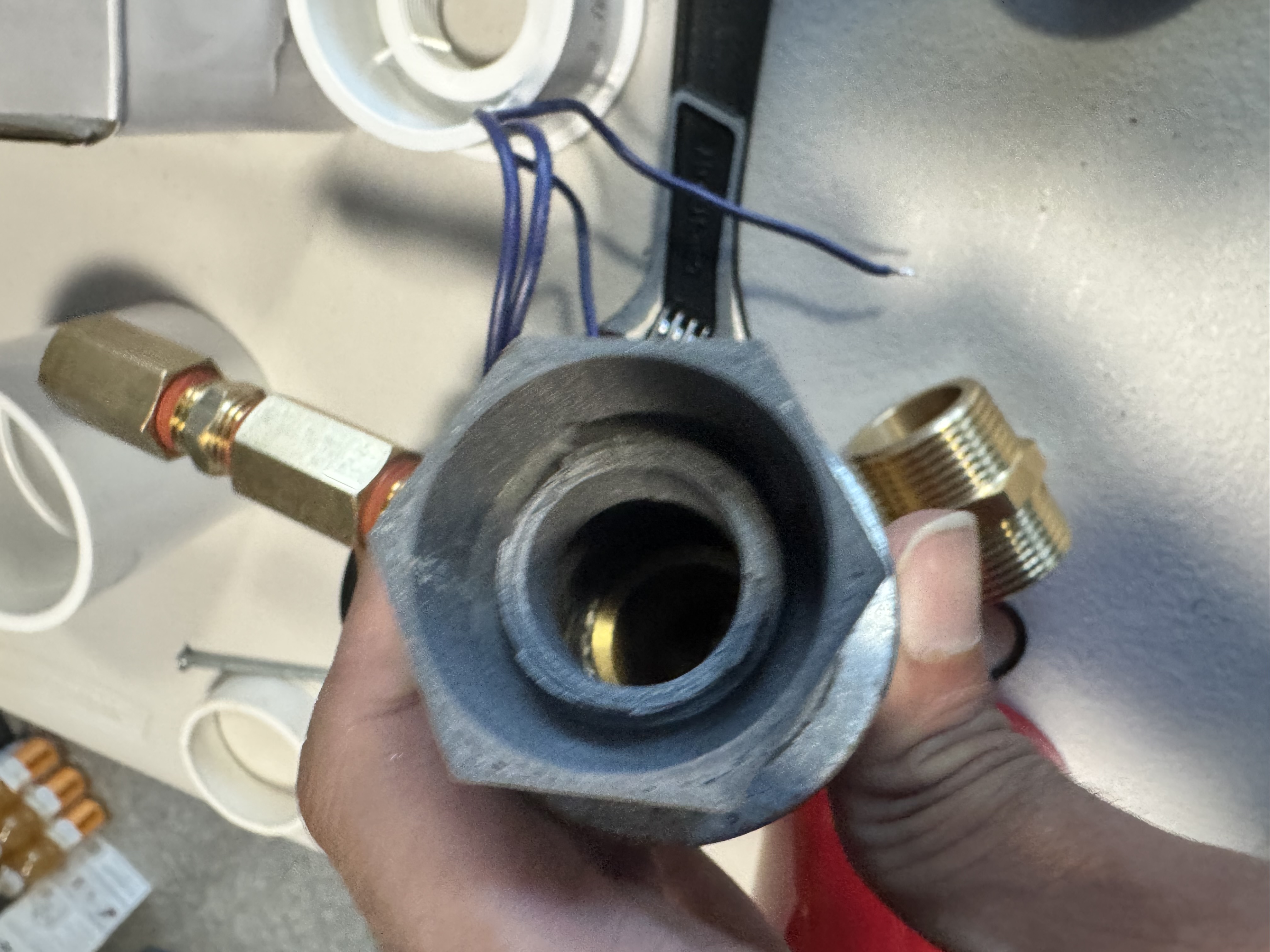 The adapter I made